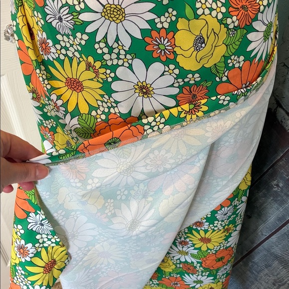 Altar Houseline Francis Wrap Dress Size 5X Vintage Retro 60’s 70’s Plus Artisan - Picture 8 of 16